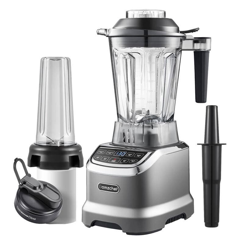 AMZCHEF ZM5003-GA palični mešalnik, siv, 1,85 L