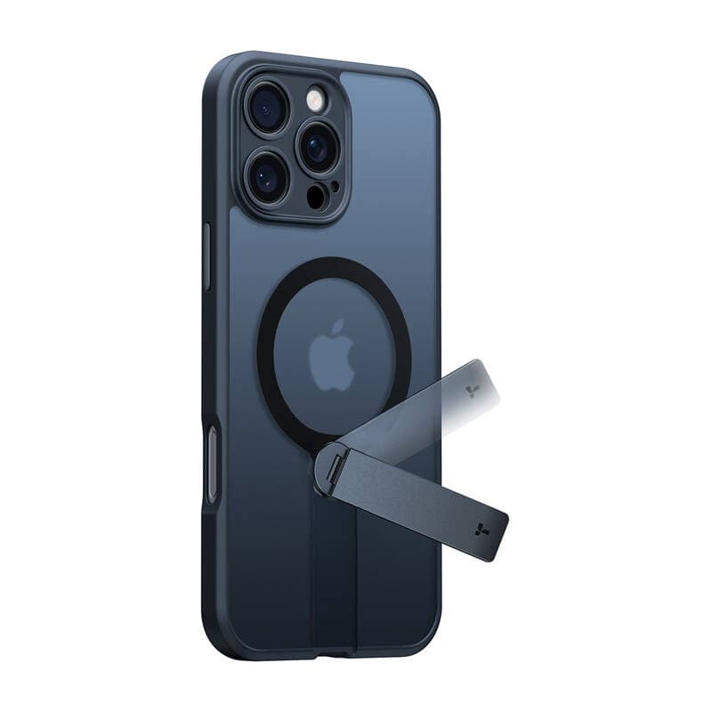 Torras Pstand Spin ovitek za iPhone 16 ProMax (črn)