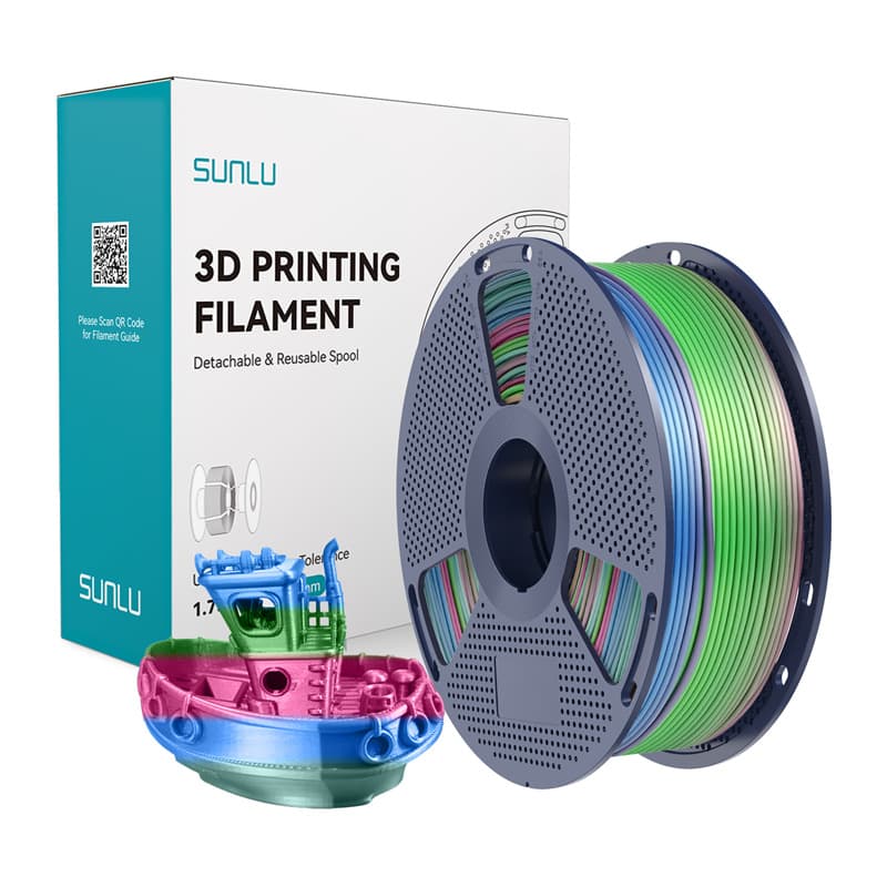 Sunlu PLA+ Silk (Rainbow) 06 filament