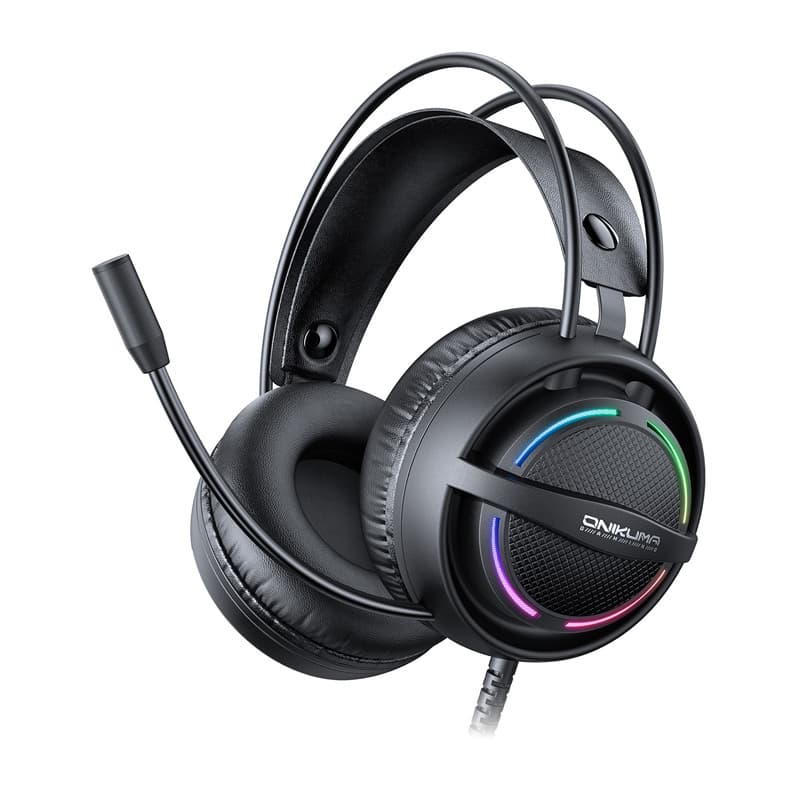 ONIKUMA X88 gaming slušalke z mikrofonom, RGB osvetlitev