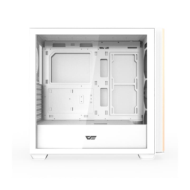Darkflash DS900WS ATX ohišje za računalnik brez ventilatorjev (belo) 3