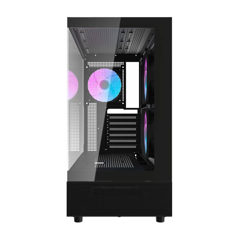 Računalniško ohišje Darkflash DPX90 (črno) + 3 ventilatorji 5