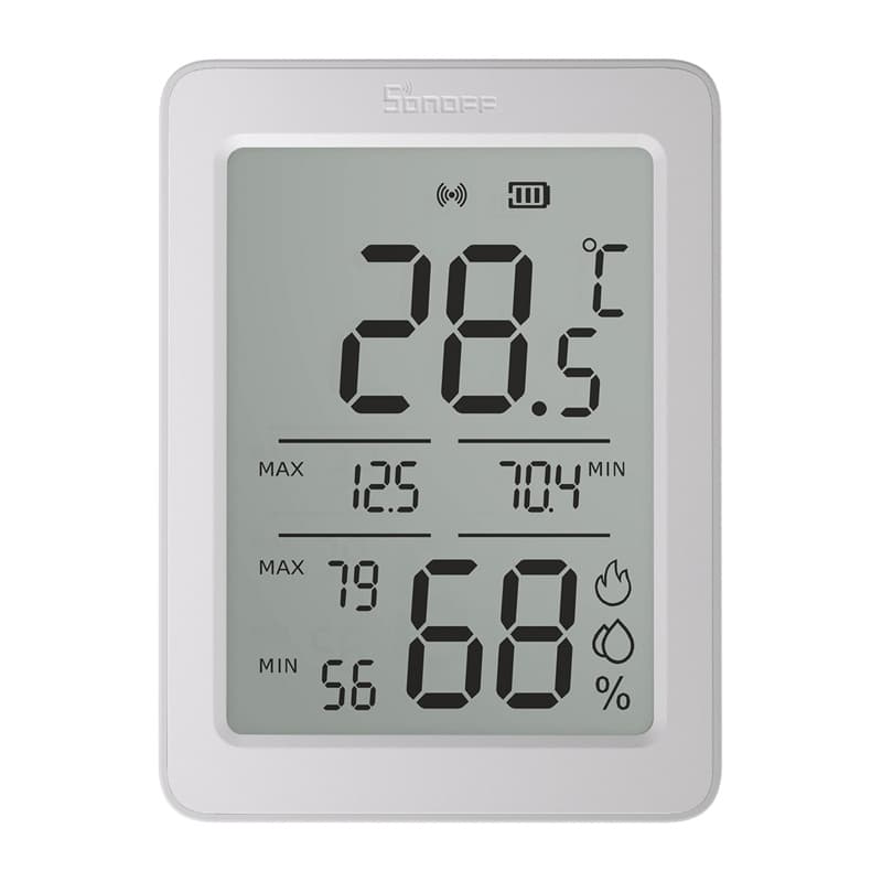 SONOFF SNZB-02DR2 Senzor temperature in vlažnosti (Zigbee), 2 kosi 5