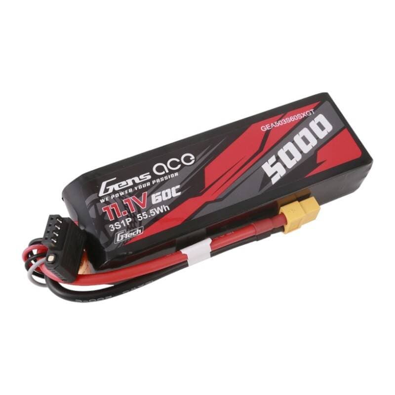 Gens ace G-Tech 5000mAh 11.1V 60C 3S1P Lipo z XT60 2