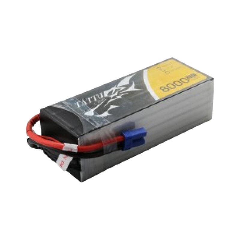Tattu Lipo baterija 8000mAh, 22.2V, 25C, 6S1P z EC5