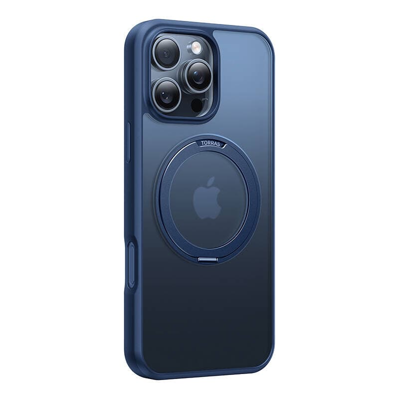 Torras Ostand Pro etui za iPhone 16 Pro Max (modr) 2