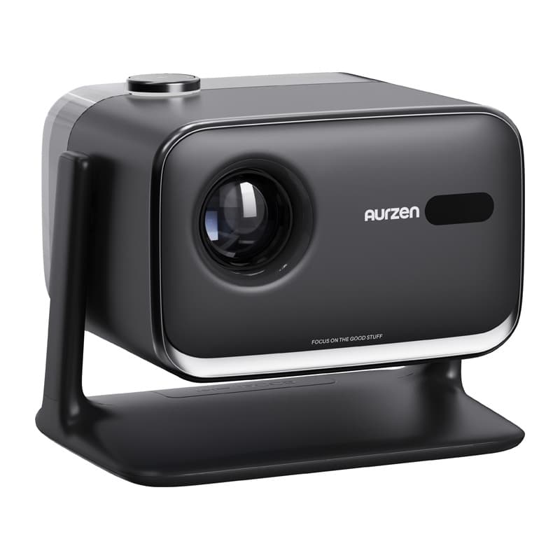 Aurzen Boom Mini črni projektor, Full HD, Google TV 2