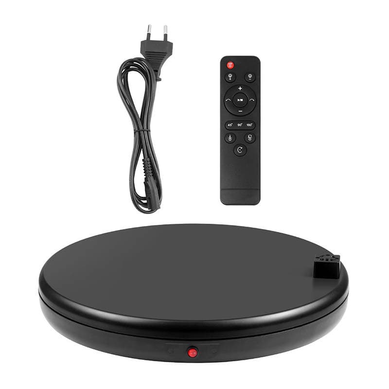 Vrtljivi podstavek Puluz 45 cm s priključkom, črn 3