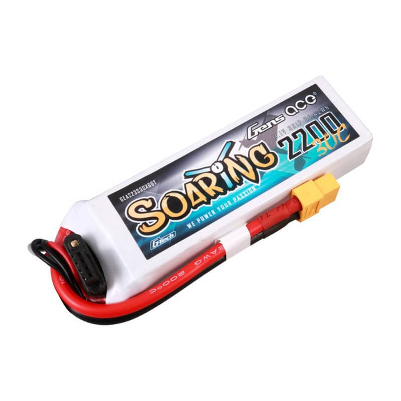 Gens ace G-Tech Soaring Lipo Baterija 2200mAh 11.1V 30C 3S1P 2