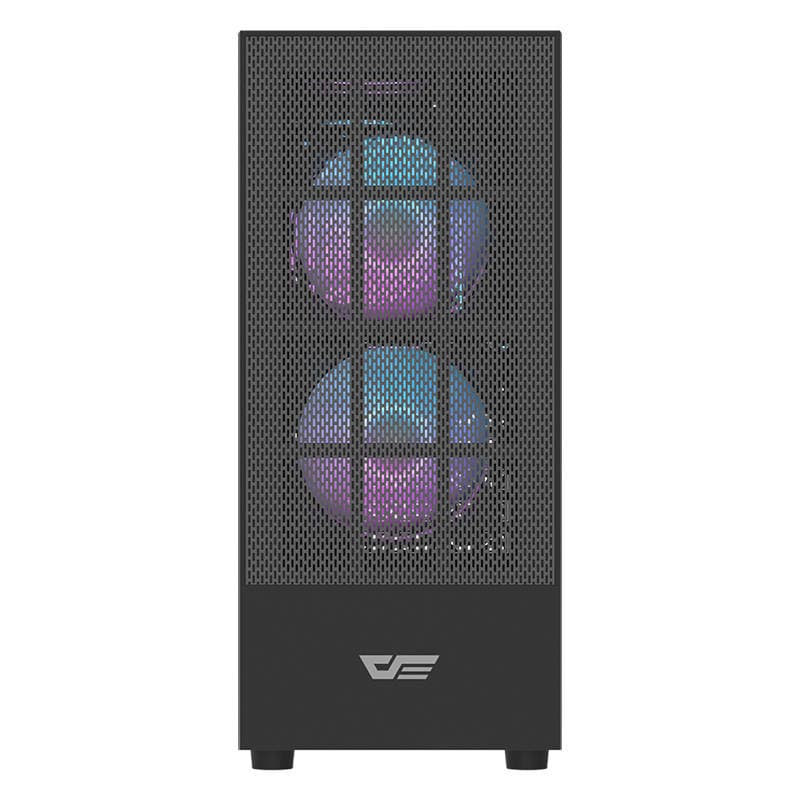 Ohišje za računalnik Darkflash A290 (črno) + 3 ventilatorji 2