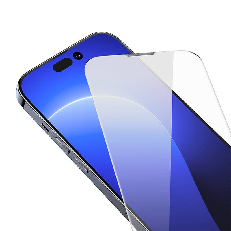 Baseus Crystal Kaljeno steklo za iPhone 14 Pro (2 kosa) 8