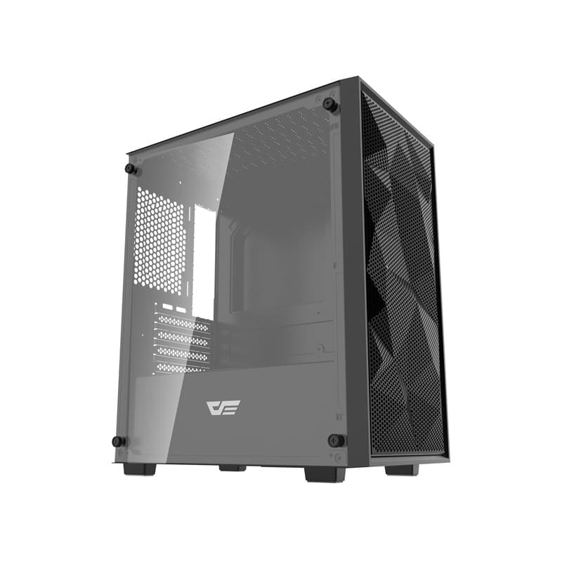Darkflash M305 Mesh računalniško ohišje brez ventilatorjev (Črna) 6