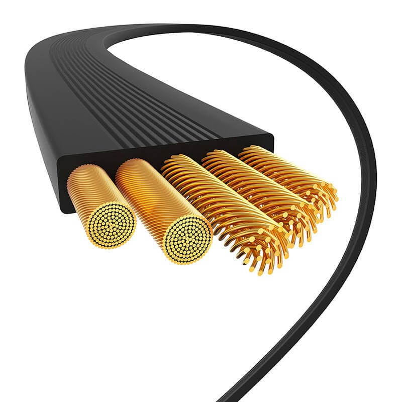 Baseus USB-C v USB-C 100W polnilni kabel (črn) Bayern Edition 4