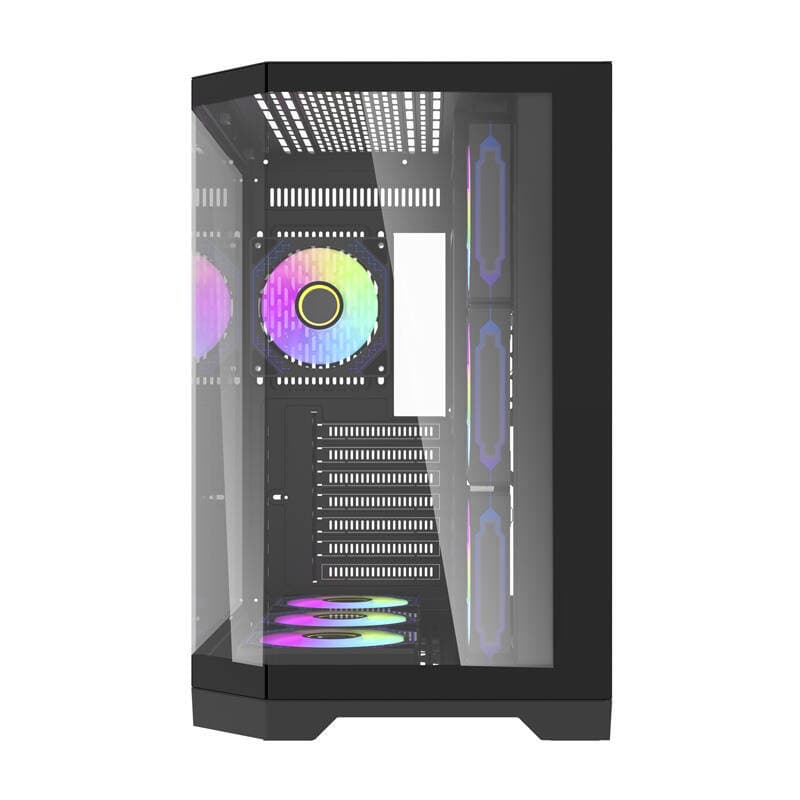 Računalniško ohišje darkFlash FT418 PRO (črno) + 7 aRGB ventilatorjev 4