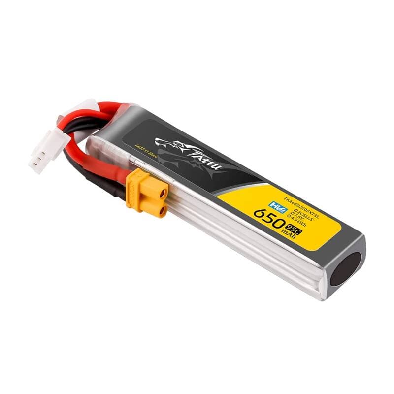 Lipo baterija Tattu 2S 650mAh 95C 7.6V HV z XT30 Long-Pack 4