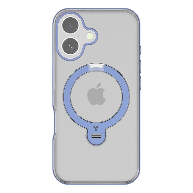 Torras Ostand Spin etui za iPhone 16 (modr)