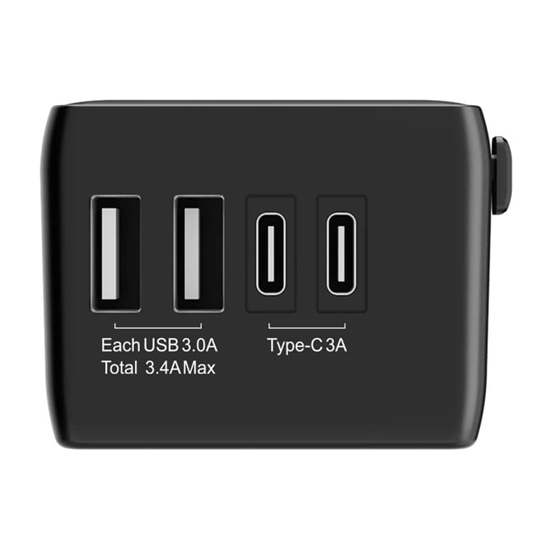 Potovalni adapter Blitzwolf BW-TA1, 4v1 (2xUSB + C + PD 20W) 3