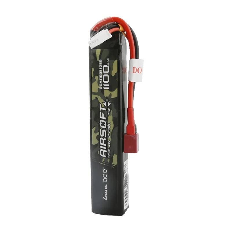 Lipo baterija Gens ace 25C 1100mAh 3S1P 11.1V za Airsoft pištole s T-priključkom