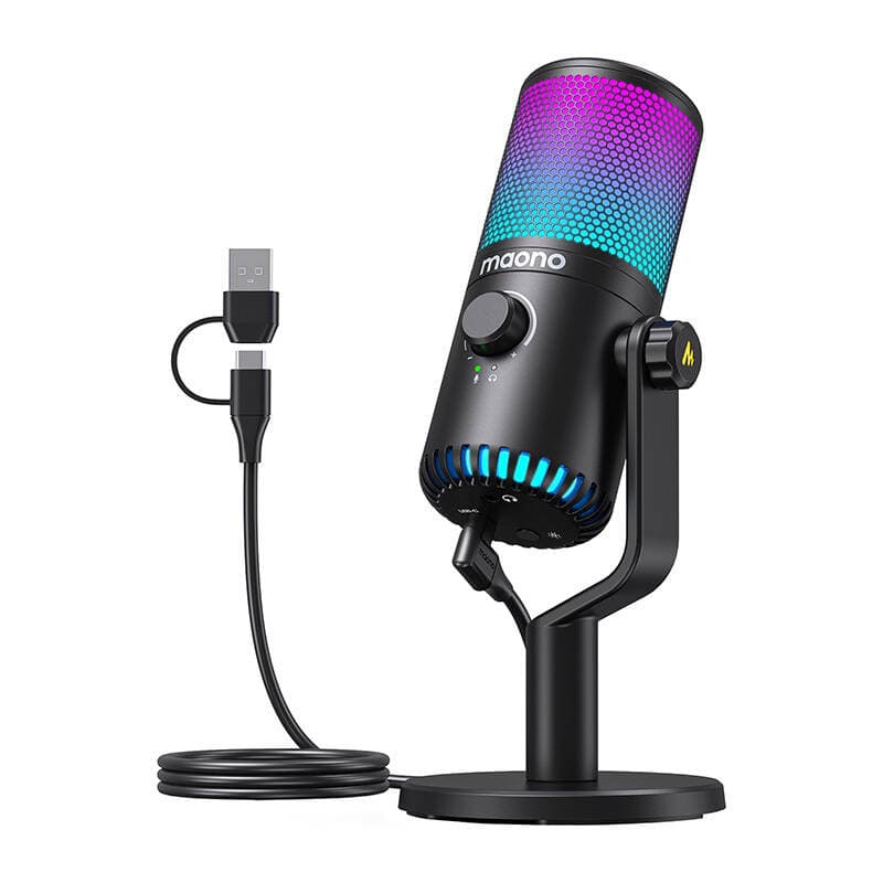 Maono DM30RGB gaming mikrofon (črn) 3