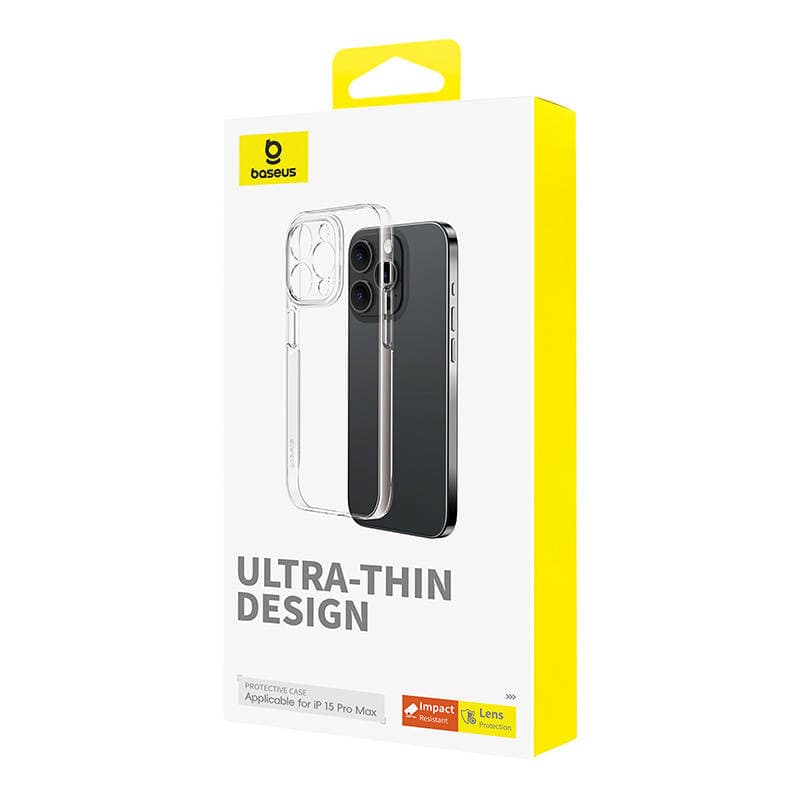 Baseus OS-Lucent Series prozoren ovitek za iPhone 15 Pro Max 4