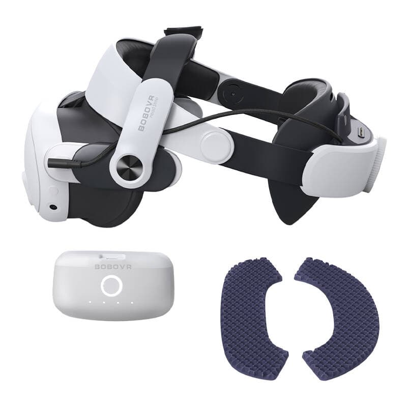 Trak za glavo BOBOVR M3 Pro z baterijo za Oculus Quest 3 / Quest 3S 2