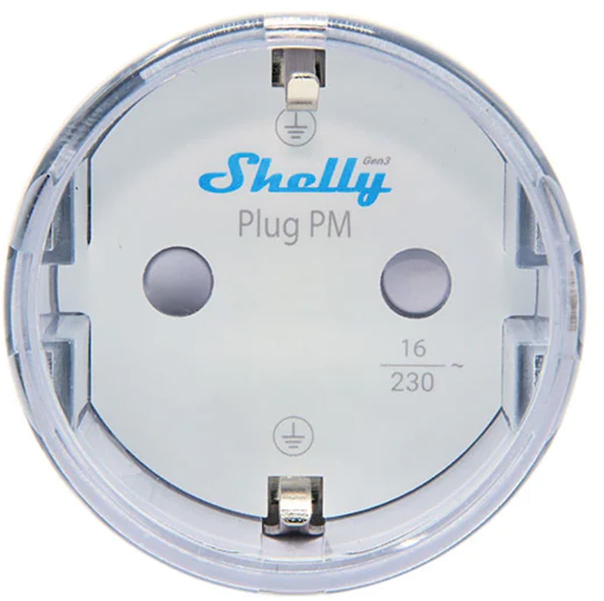 Pametna vtičnica Shelly Plug PM Gen3 Matter 13A, bela 2