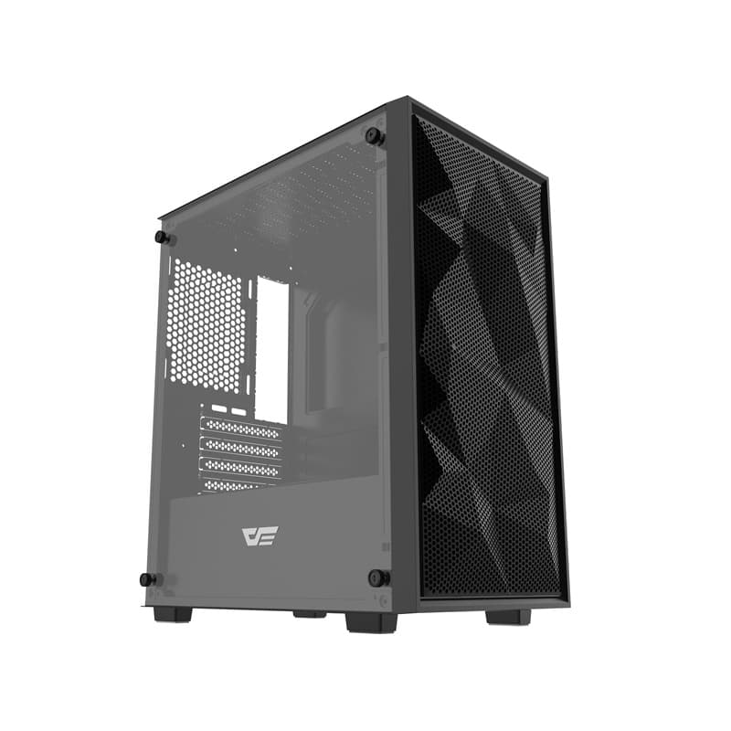 Darkflash M305 Mesh računalniško ohišje brez ventilatorjev (Črna)