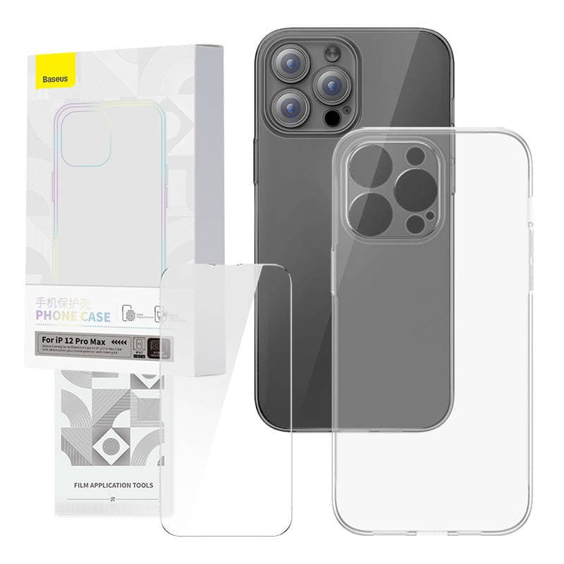 Baseus Corning zaščitni set za iPhone 12 Pro Max