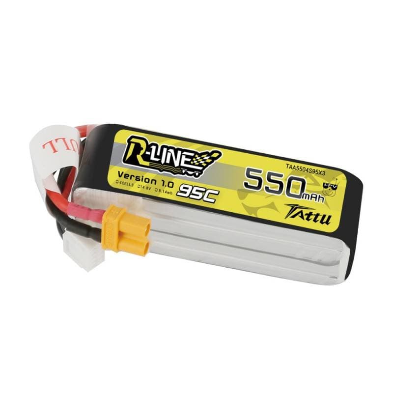 Tattu R-Line baterija 550mAh 14.8V 95C 4S1P 4
