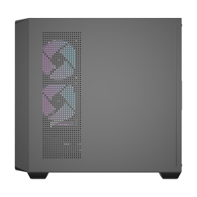 Darkflash DS900WD računalniško ohišje (črno) + 4 ventilatorji 7