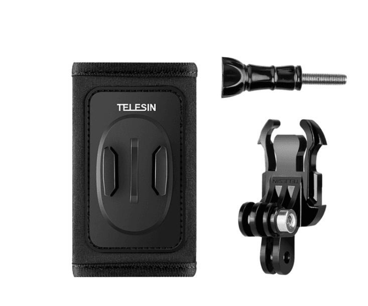Telesin nosilec za naramnico nahrbtnika z J-Hook za GoPro/Osmo Action