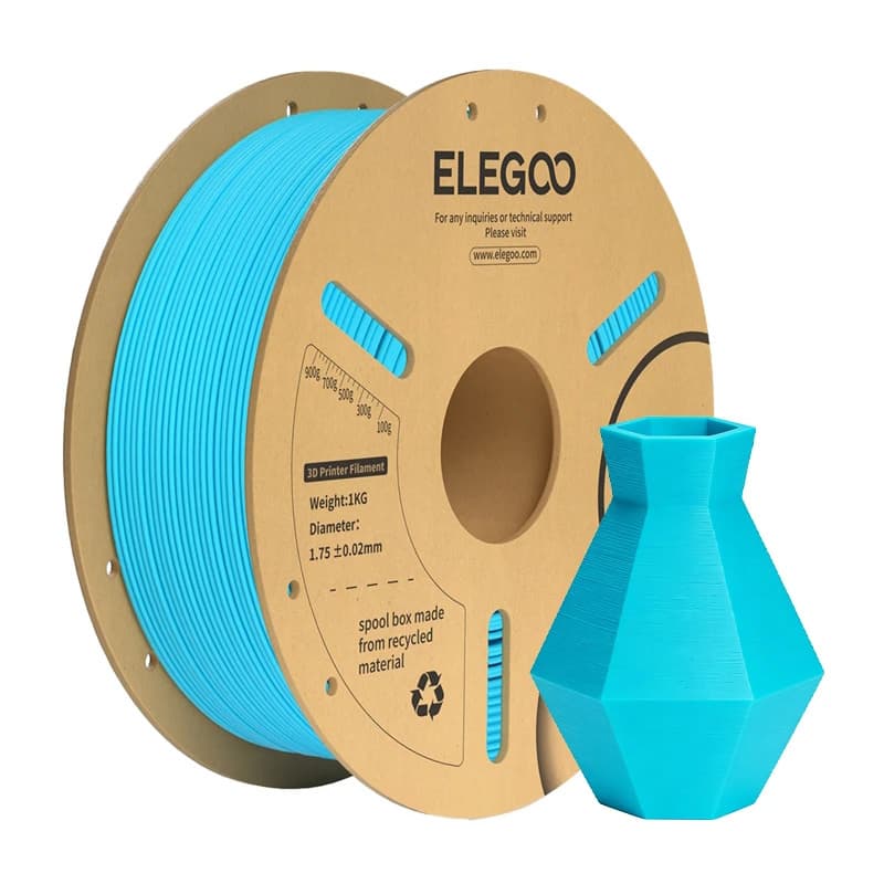 ELEGOO Filament PLA+ Blue 1.75 mm | Svetla, čista modra 2