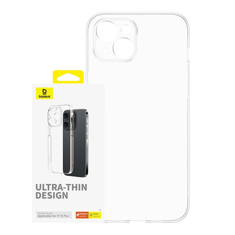 Baseus OS-Lucent Series prozoren ovitek za iPhone 15 Plus