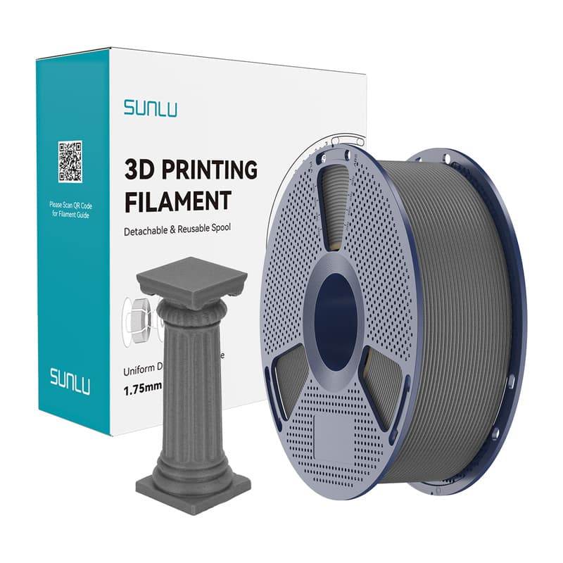 Sunlu PLA High-Speed Marble filament - sivo beton, 1kg