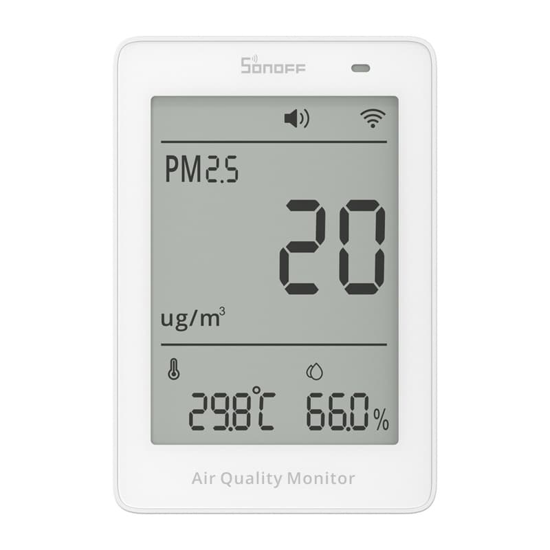 Sonoff AirGuard PM2.5 SAWF-07P WiFi LCD merilec kakovosti zraka 2