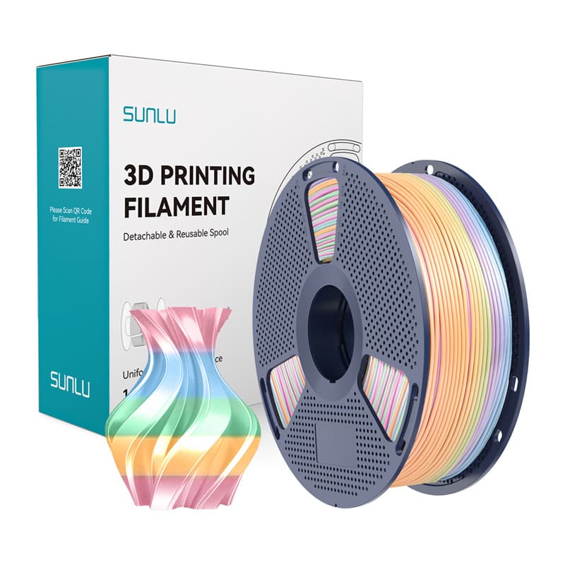 Sunlu PLA+ Silk (Rainbow) 04 filament