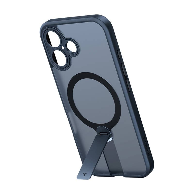Torras Pstand Spin ovitek za iPhone 16 Plus (črn)