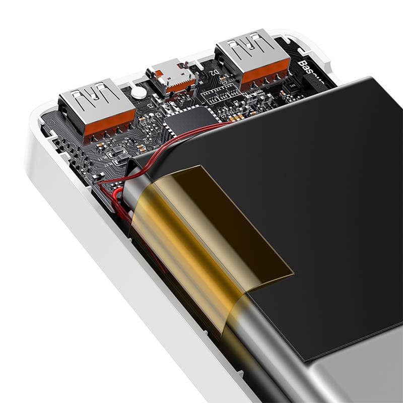 Baseus Bipow 10000mAh, 20W (bela) - Prenosni polnilnik 4