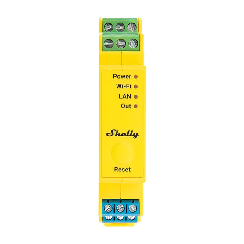Shelly RGBWW Pro PM WiFi LED kontroler (DIN letev) 2