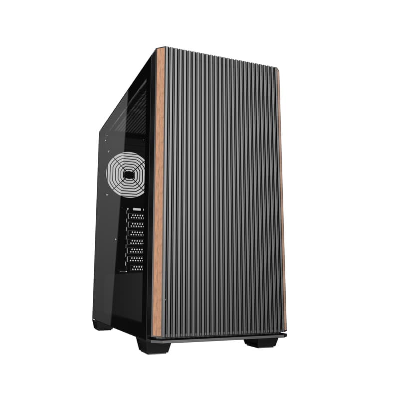 Darkflash DS900WS ATX ohišje za računalnik brez ventilatorjev (črno)