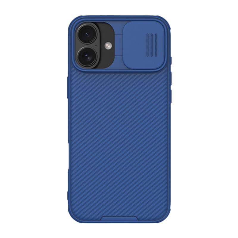 Ovitek Nillkin CamShield Pro za iPhone 16 Plus (modri)