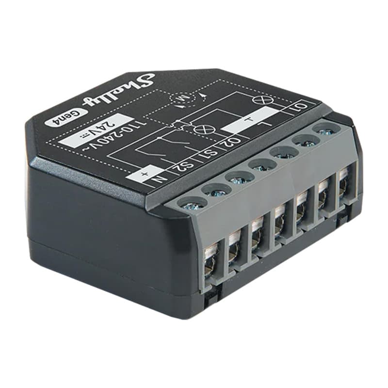 Pametni krmilnik Shelly 2PM Gen4 Zigbee/Matter 2