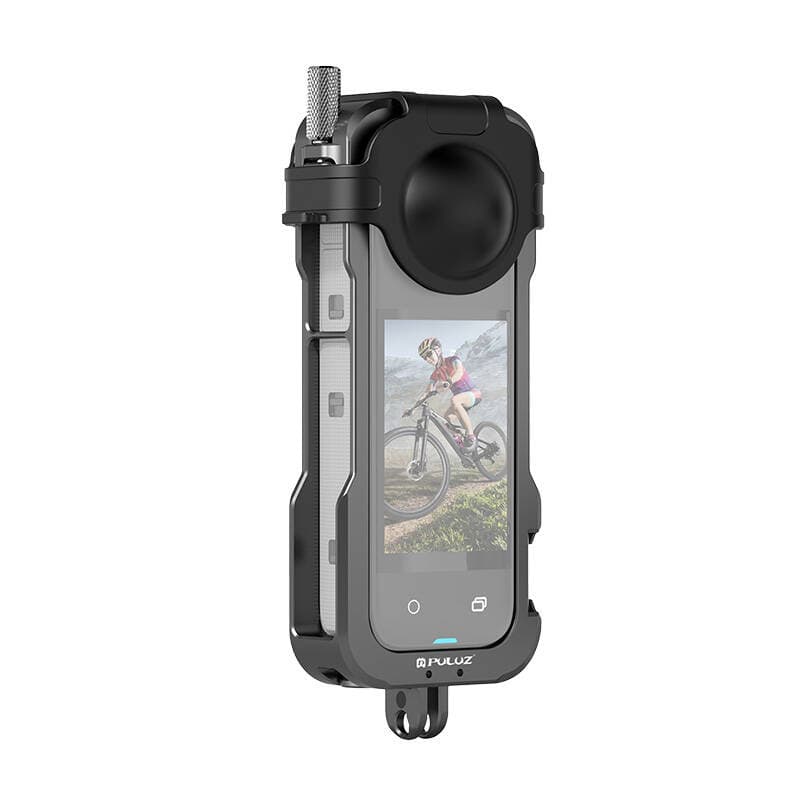 Kovinsko ohišje PULUZ z pokrovom za leče za Insta360 X4