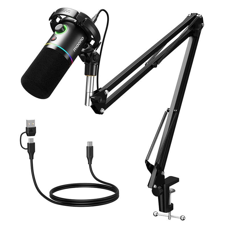 Dinamični mikrofon Maono PD200XS (črn)