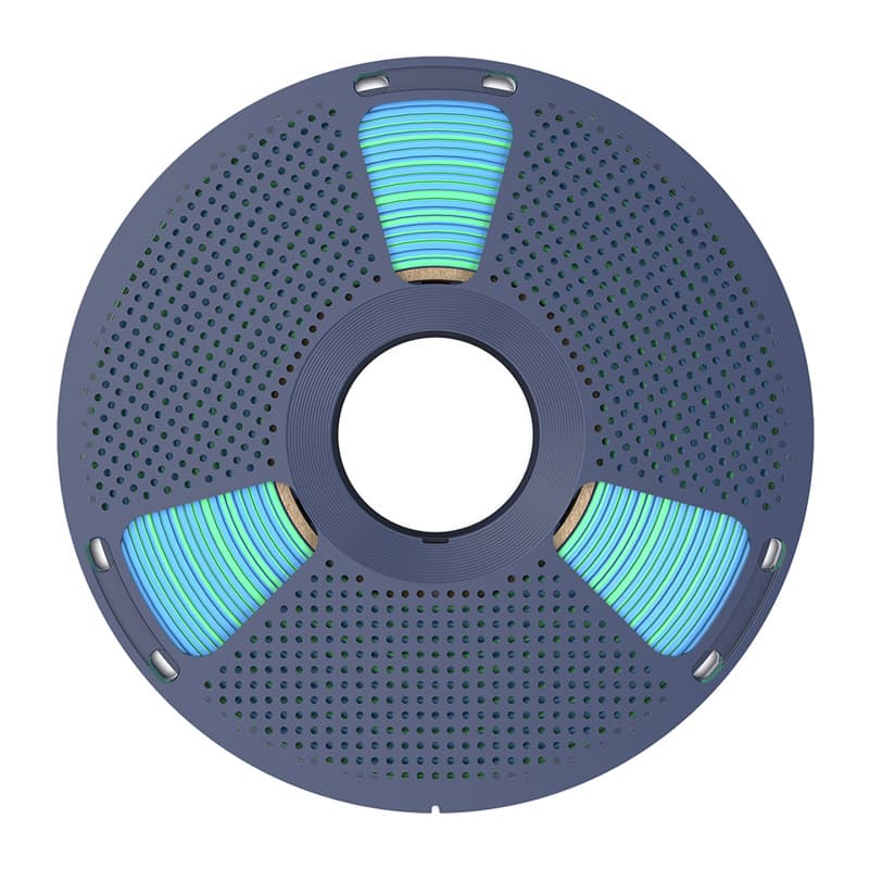 Sunlu PLA+ Silk Dvobarvni Filamenti (modro-zelena) 3