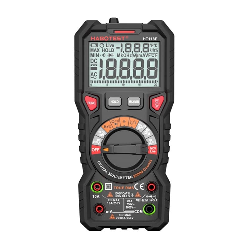 Habotest HT118E univerzalni digitalni multimeter (True RMS, NCV) 2
