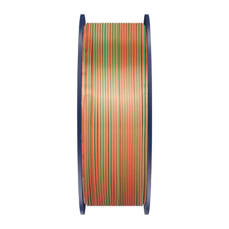 Sunlu PLA+ Silk Trobarvni Filamenti (oranžna-modra-zelena) 5