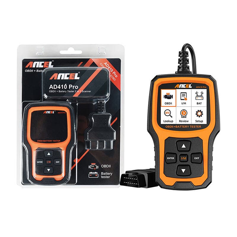 Ancel AD410 PRO: OBD2 skener in tester akumulatorjev 2v1 3