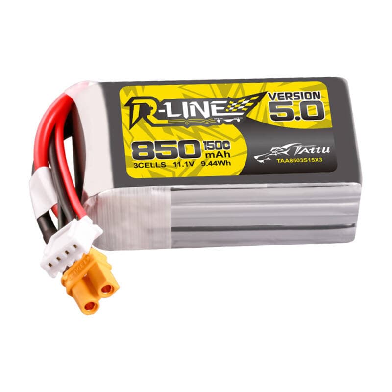 Tattu R-Line 5.0 baterija 850mAh 11.1V 3S 150C XT30U-F