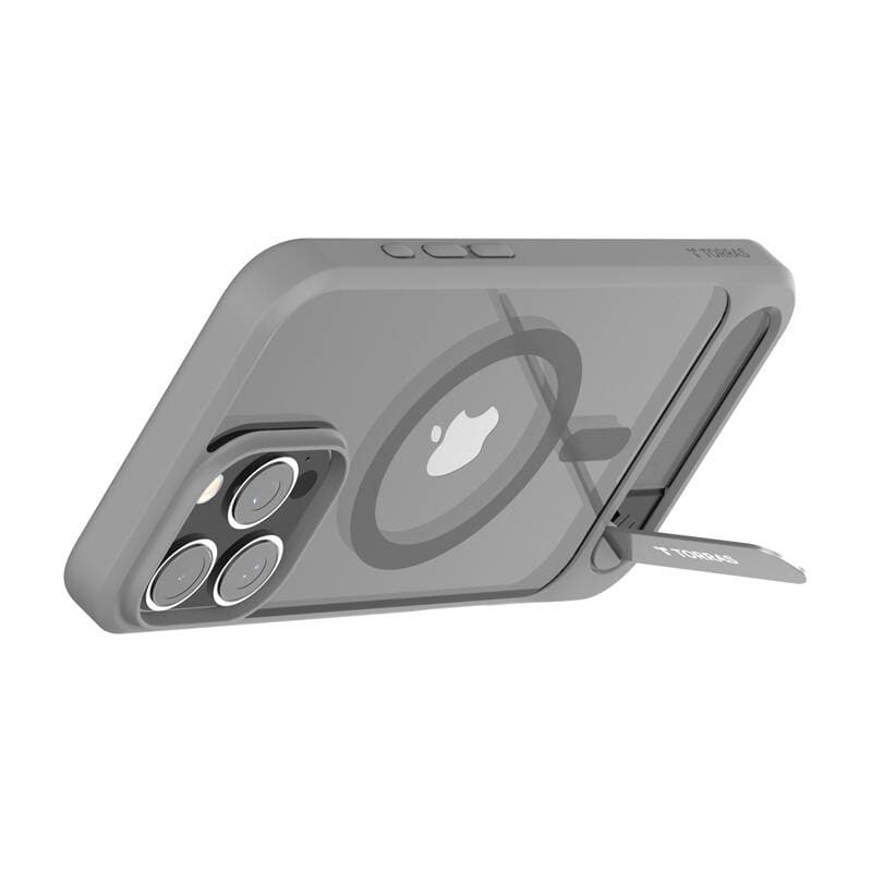 Torras Pstand ovitek za iPhone 16 ProMax (siv) 5